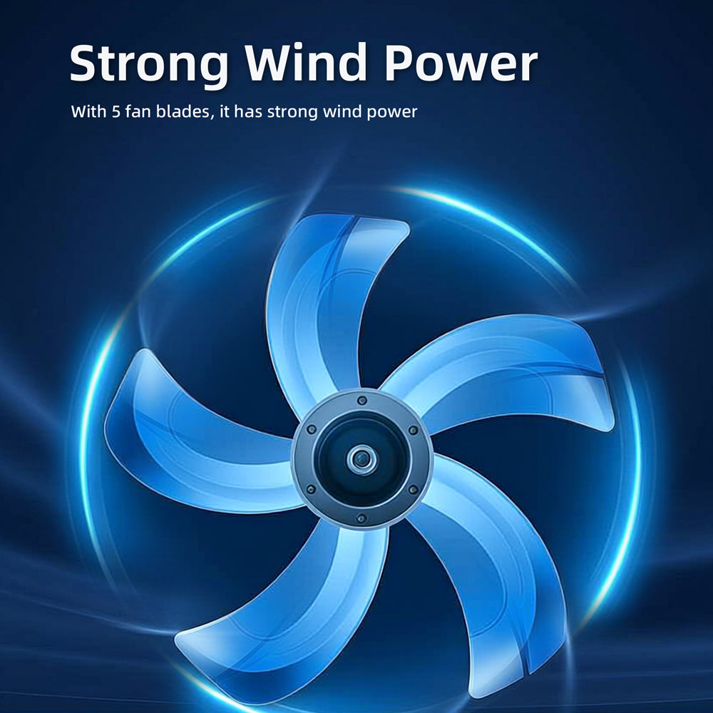 නිදන කාමරය සහ විසිත්ත කාමරය සඳහා බිම විදුලි පංකාව තල 5 නිහඬ ස්ථාවර විදුලි පංකාවක්