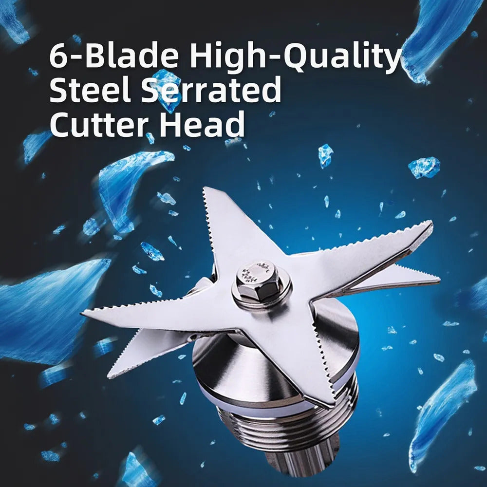 6-blade household  2L High -speed blender/Juicer/Soy milk maker/Ice crusher